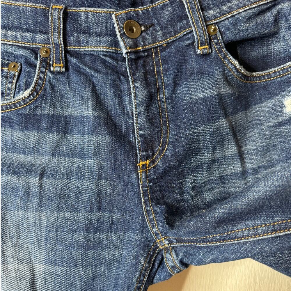 Rag & Bone Women's 28 Dre Boyfriend Jeans in Canyon Distressed Blue - Picture 4 of 12